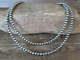 Native American Sterling Silver Round Navajo Pearl 35 Necklace By I. John