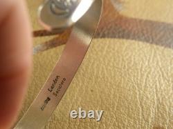 Native American Sterling Silver Thick Gauge Triangle Wire Bracelet 6-1/234 gr
