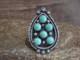 Native American Sterling Silver & Turquoise Cluster Ring By Lonjose Size 7.5