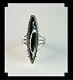 Native American Sterling And White Buffalo Ring Size 7 1/4