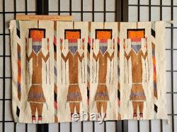 Native American Tapestry- Large Corn People Rug Navajo Rug