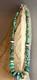Native American Turquoise Bead With Sterling Silver Bead Necklace 18