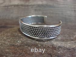 Native American Twisted Sterling Silver Bracelet Cuff by Tahe Native American Twisted Sterling Silver Bracelet Cuff by Tahe