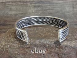 Native American Twisted Sterling Silver Bracelet Cuff by Tahe Native American Twisted Sterling Silver Bracelet Cuff by Tahe