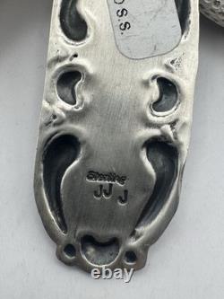 Navajo Artist Jeff James Turquoise And Sterling Silver Pendant