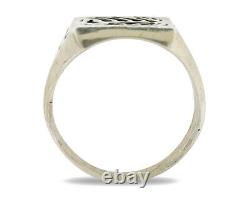 Navajo Bagger Paw Ring. 925 Silver Handmade Native American Artist C. 1980's