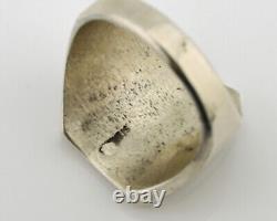 Navajo Bagger Paw Ring. 925 Silver Handmade Native American Artist C. 1980's