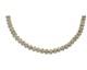 Navajo Bead Necklace 925 Silver Turquoise Native American Artist C. 80's