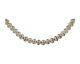 Navajo Bead Necklace 925 Silver Turquoise Native American Artist C. 80's