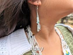 Navajo Beads Necklace Earrings Handmade Tree of Life Rug Native American Jewelry