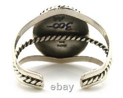 Navajo Bracelet. 925 Silver Black Onyx Artist Native American C. 90's