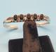 Navajo Bracelet Black Onyx & Sterling Silver Cuff Native American Vintage Usa