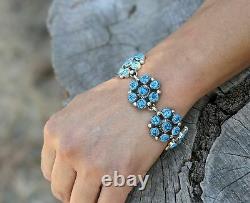 Navajo Bracelet Spiderweb Turquoise SouthWestArtisans Authentic Native American