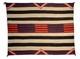 Navajo Chief's Blanket Rug Southwestern 100% Wool Native American Rug, 51&times;60 In