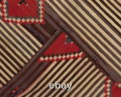 Navajo Chief's Blanket Rug Southwestern 100% Wool Native American Rug 51×72 In