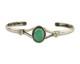 Navajo Cuff Bracelet 925 Silver Turquoise Native American Artist Handmade C. 80's