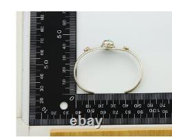 Navajo Cuff Bracelet 925 Silver Turquoise Native American Artist Handmade C. 80's