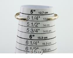 Navajo Cuff Bracelet 925 Silver Turquoise Native American Artist Handmade C. 80's