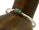 Navajo Cuff Bracelet Spiderweb Turquoise 925 Silver Native American Artist C. 80s