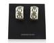 Navajo Earrings 925 Silver Half Hoop Handmade Native American Artist C. 80's