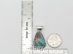 Navajo Handmade Pendant Native American Sterling Silver & Turquoise