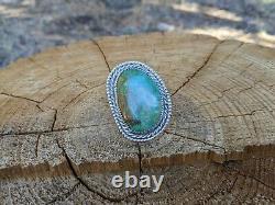 Navajo Jewelry Ring Kingman Turquoise sz 9 US Native American Southwest