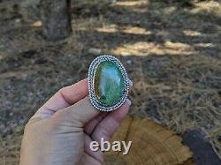 Navajo Jewelry Ring Kingman Turquoise sz 9 US Native American Southwest