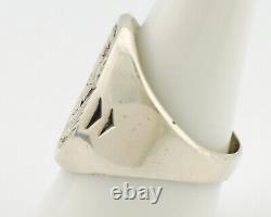 Navajo Kokopelli Ring. 925 Silver Handmade Native American Artist C. 1980's