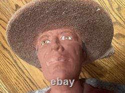 Navajo Man Woman Native American Southwest Statues Figures Hand Painted READ