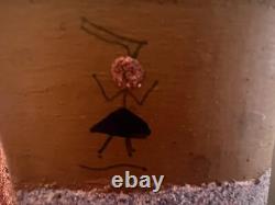 Navajo Man Woman Native American Southwest Statues Figures Hand Painted READ