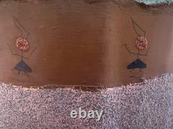 Navajo Man Woman Native American Southwest Statues Figures Hand Painted READ