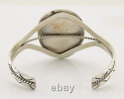 Navajo Morenci Turquoise Bracelet 925 Silver Artist Native American C. 80's