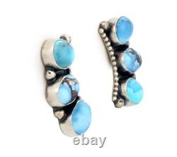 Navajo Native American Golden Hills Turquoise Earrings by Garcia SKU233184