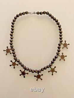 Navajo Native American Handmade Sterling Necklace