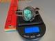 Navajo Native American Sterling Silver Blue Green Turquoise Bracelet Read