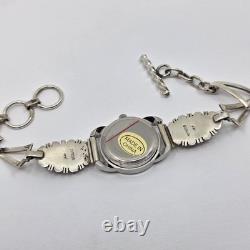 Navajo Native American Sterling Silver Ladies Womens Watch Signed