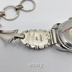 Navajo Native American Sterling Silver Ladies Womens Watch Signed
