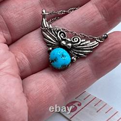 Navajo Native American artist Richard and Rita Begay sterling silver turquoise n