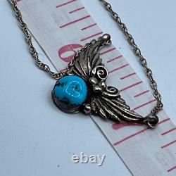 Navajo Native American artist Richard and Rita Begay sterling silver turquoise n