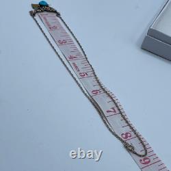 Navajo Native American artist Richard and Rita Begay sterling silver turquoise n