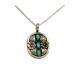 Navajo Necklace 925 Silver Natural Turquoise Artist Native American C. 80's
