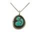 Navajo Necklace 925 Silver Natural Turquoise Native American Artist C. 80's