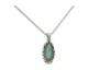 Navajo Necklace 925 Silver Natural Turquoise Native American Artist C. 80's