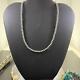 Navajo Pearl Beads 4 Mm Sterling Silver Necklace 20 Length For Women