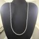 Navajo Pearl Beads 4 Mm Sterling Silver Necklace Length 24 For Women