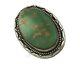 Navajo Ring 925 Silver Manassas Turquoise Tobe Turpen Native Artist C. 80's