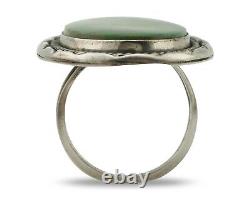 Navajo Ring 925 Silver Manassas Turquoise Tobe Turpen Native Artist C. 80's