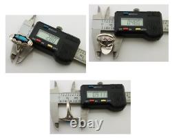 Navajo Ring 925 Silver Natural Blue Turquoise Native American Artist C. 80's