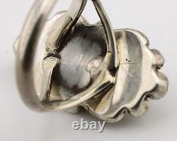 Navajo Ring. 925 Silver Natural Turquoise Native American Artist C. 1980's