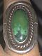 Navajo Ring 925 Silver Natural Turquoise Native American Artist C. 80's